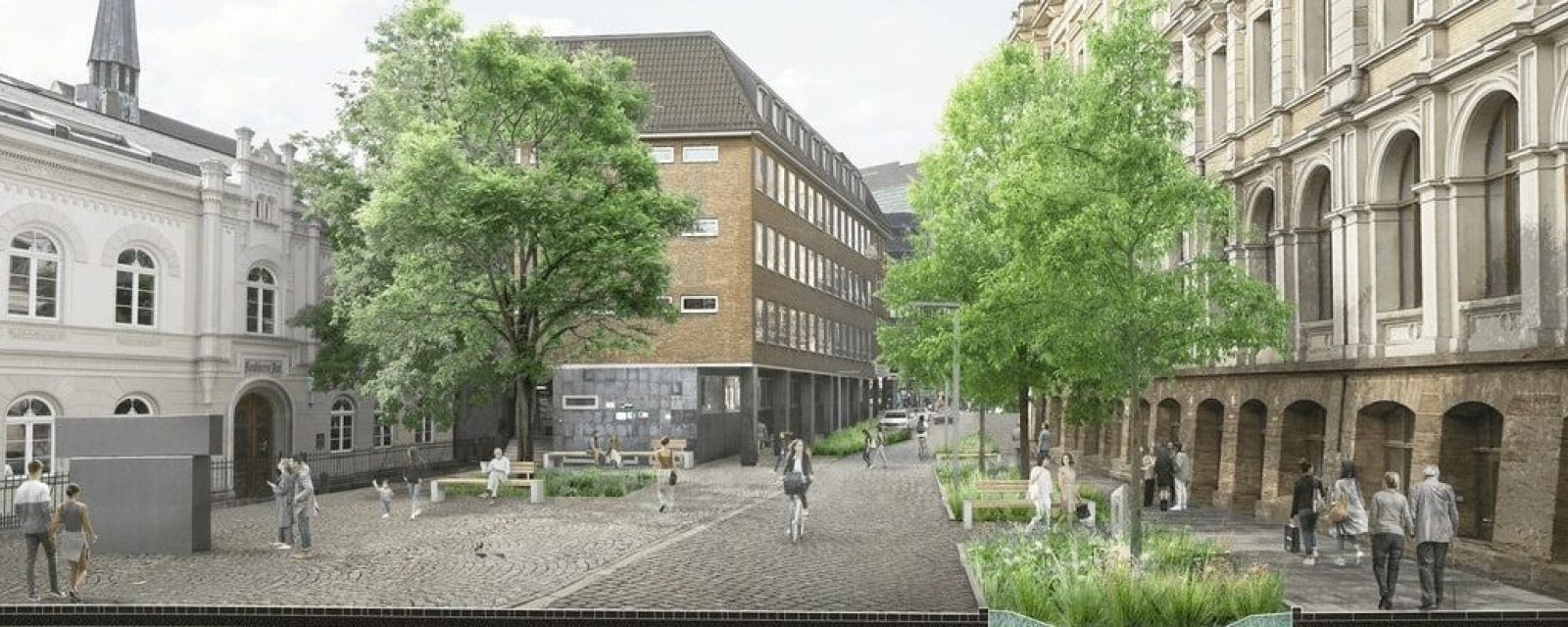 Visualisierung der künftigen Dechanatstraße