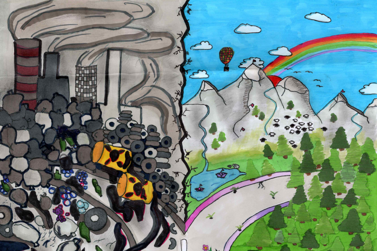 Zeichnung Malwettbewerb, Mina, 14 Jahre